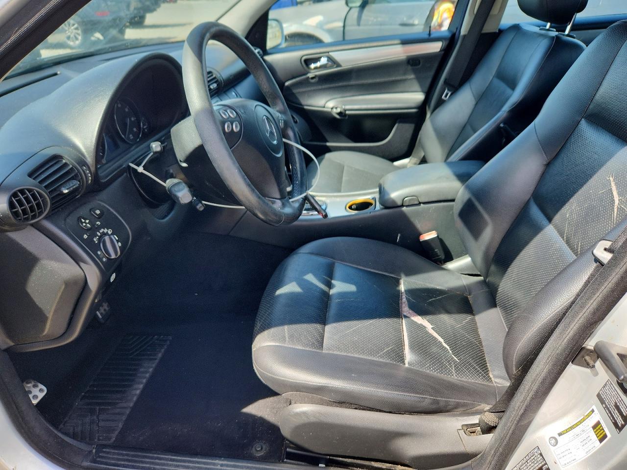 2006 Mercedes-benz C 230 Silver vin: WDBRF52H86F826248