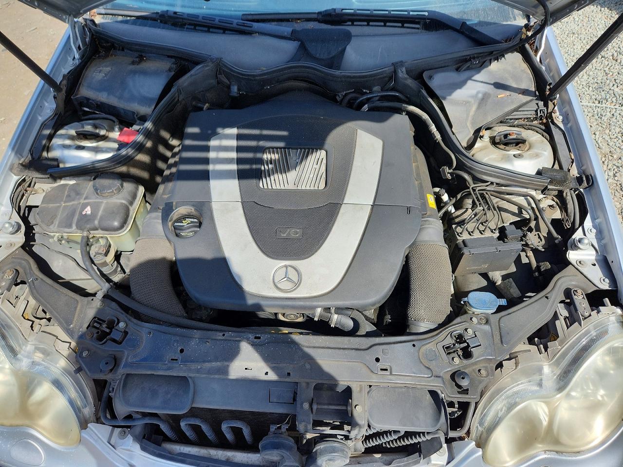 2006 Mercedes-benz C 230 Silver vin: WDBRF52H86F826248