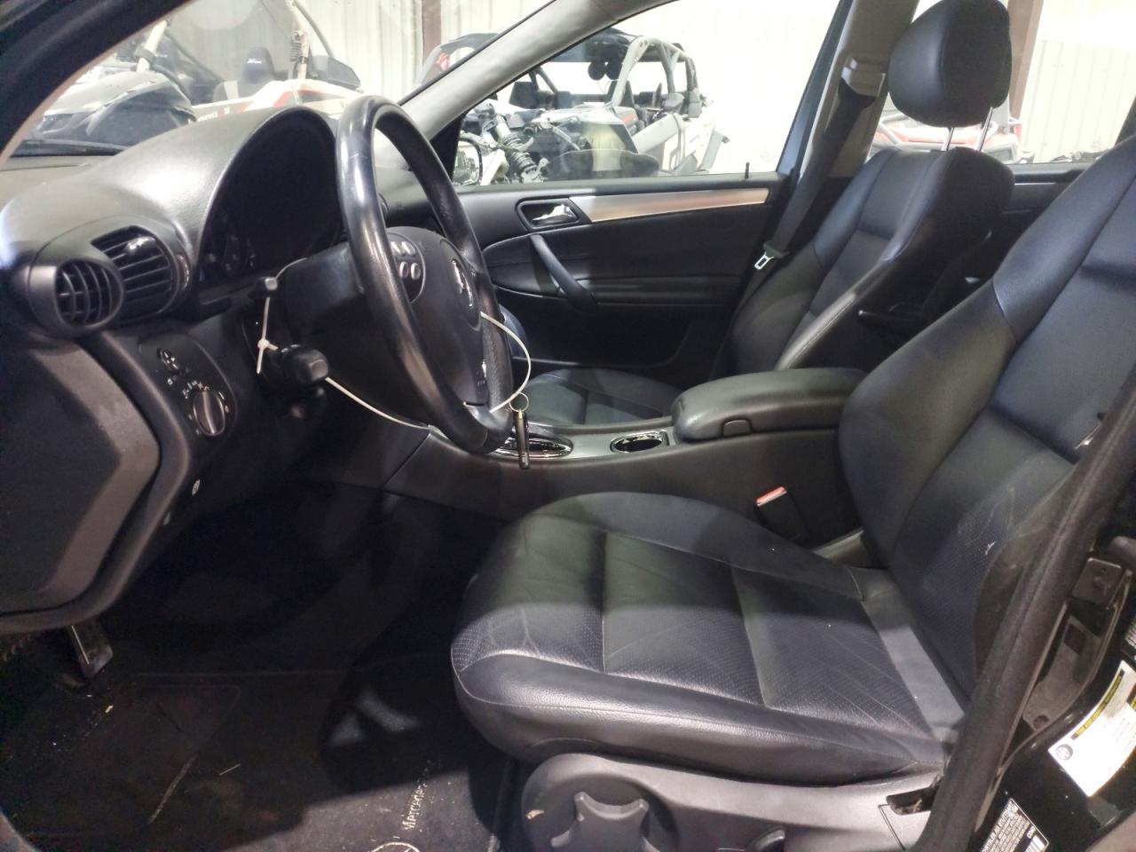 2006 Mercedes-benz C230 Black vin: WDBRF52H86F832440
