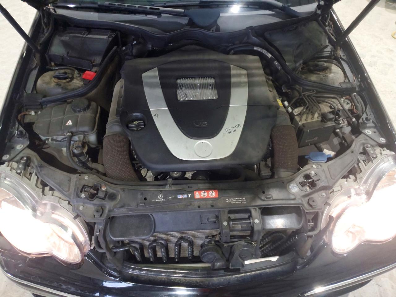 2006 Mercedes-benz C230 Black vin: WDBRF52H86F832440
