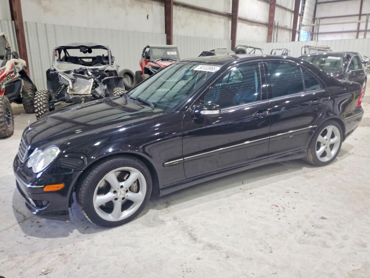 2006 Mercedes-benz C230 Черный vin: WDBRF52H86F832440