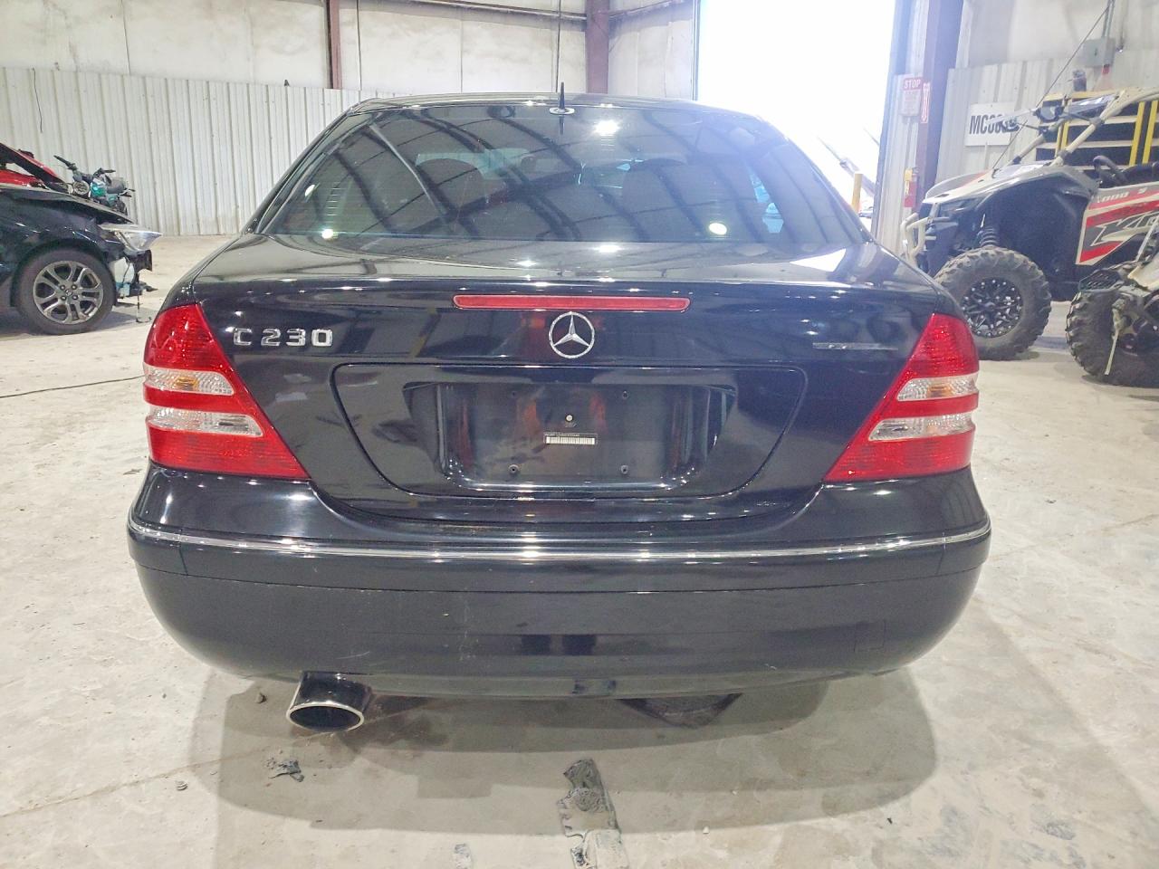 2006 Mercedes-benz C230 Black vin: WDBRF52H86F832440