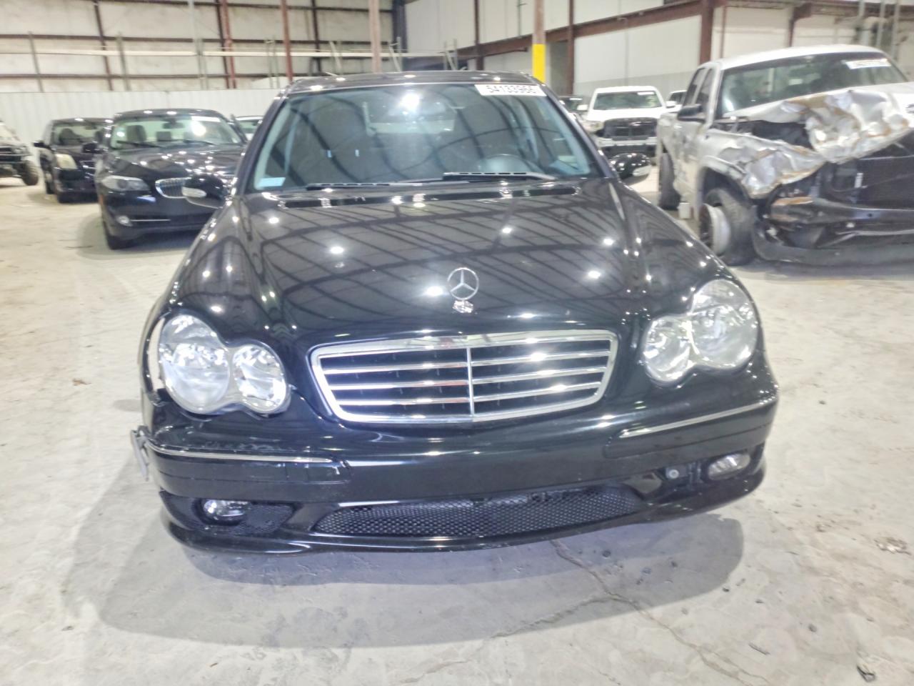 2006 Mercedes-benz C230 Black vin: WDBRF52H86F832440