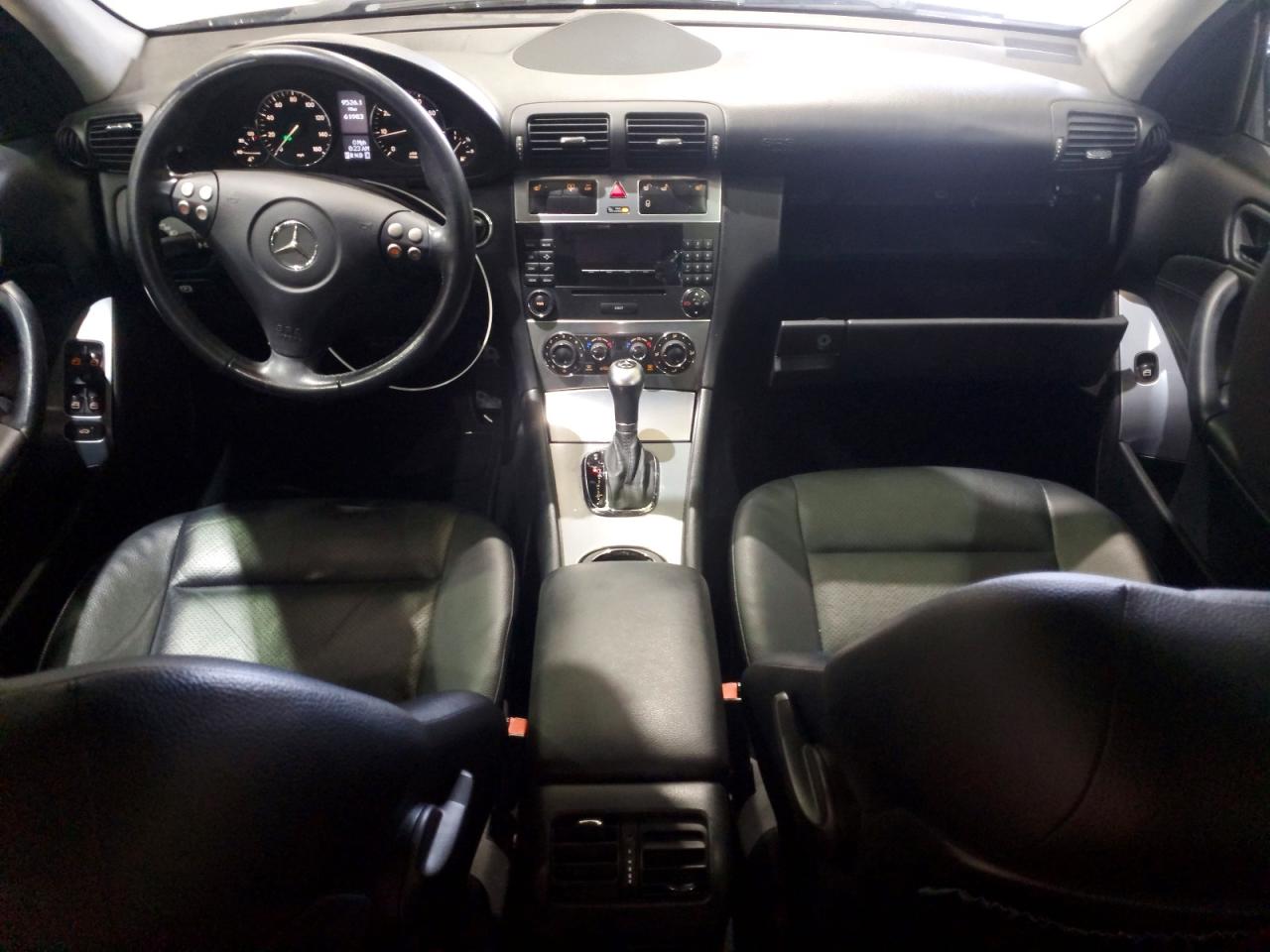 2006 Mercedes-benz C230 Black vin: WDBRF52H86F832440