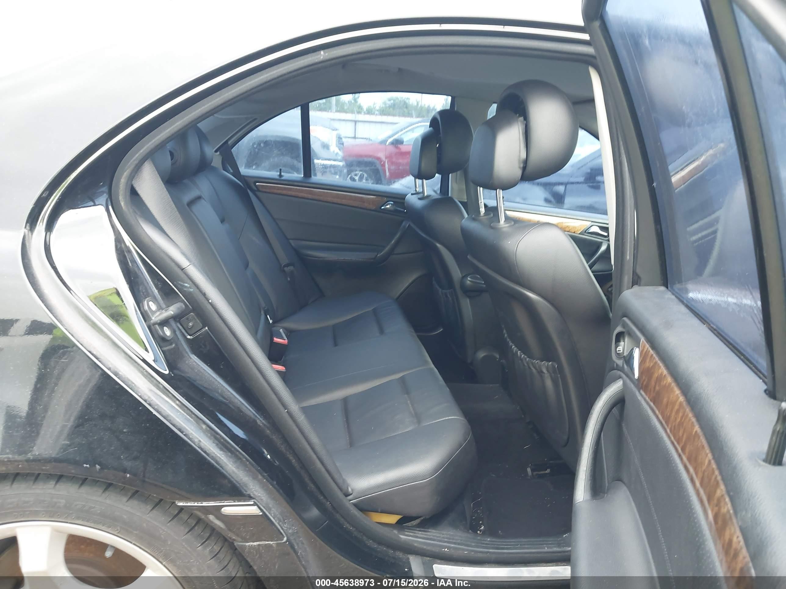 2007 Mercedes-benz C 230 Sport Black vin: WDBRF52H87F843794