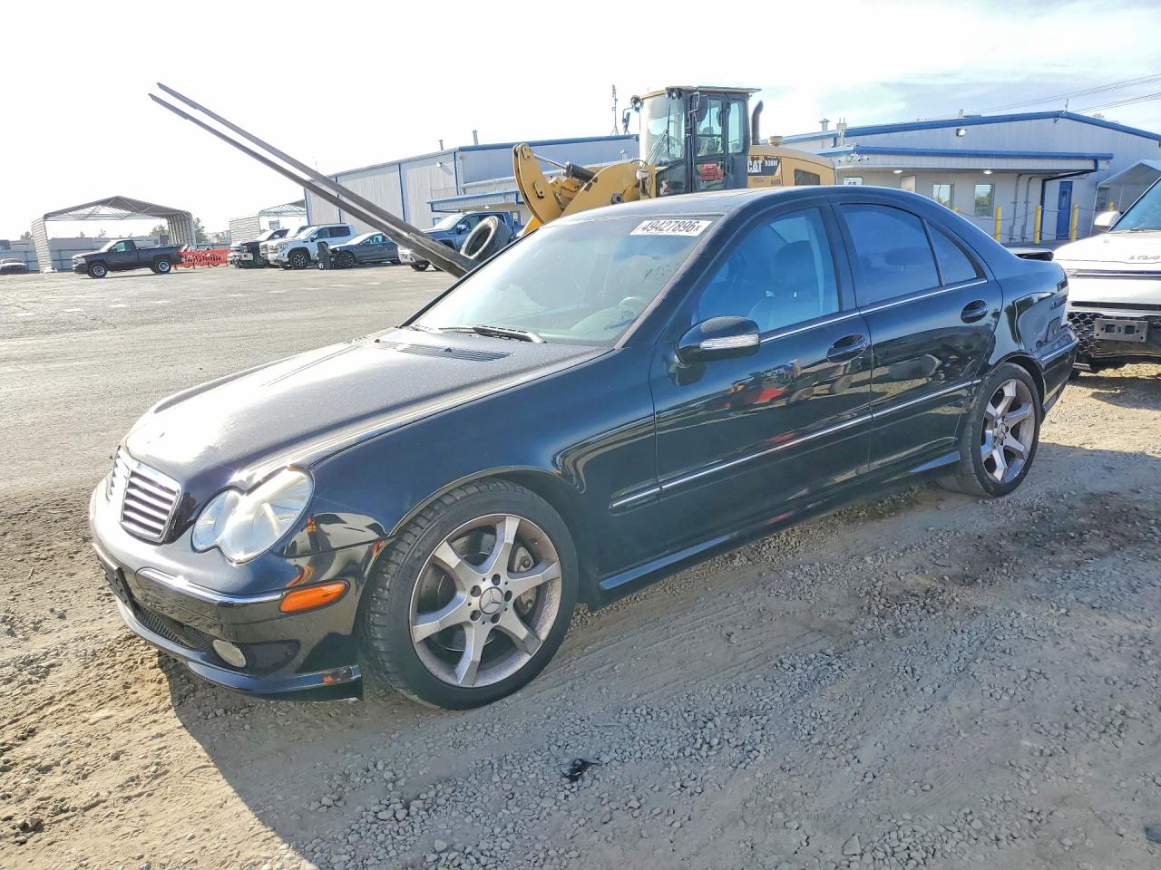 2007 Mercedes-benz C 230 Черный vin: WDBRF52H87F851829