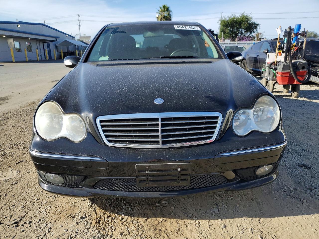 2007 Mercedes-benz C 230 Black vin: WDBRF52H87F851829