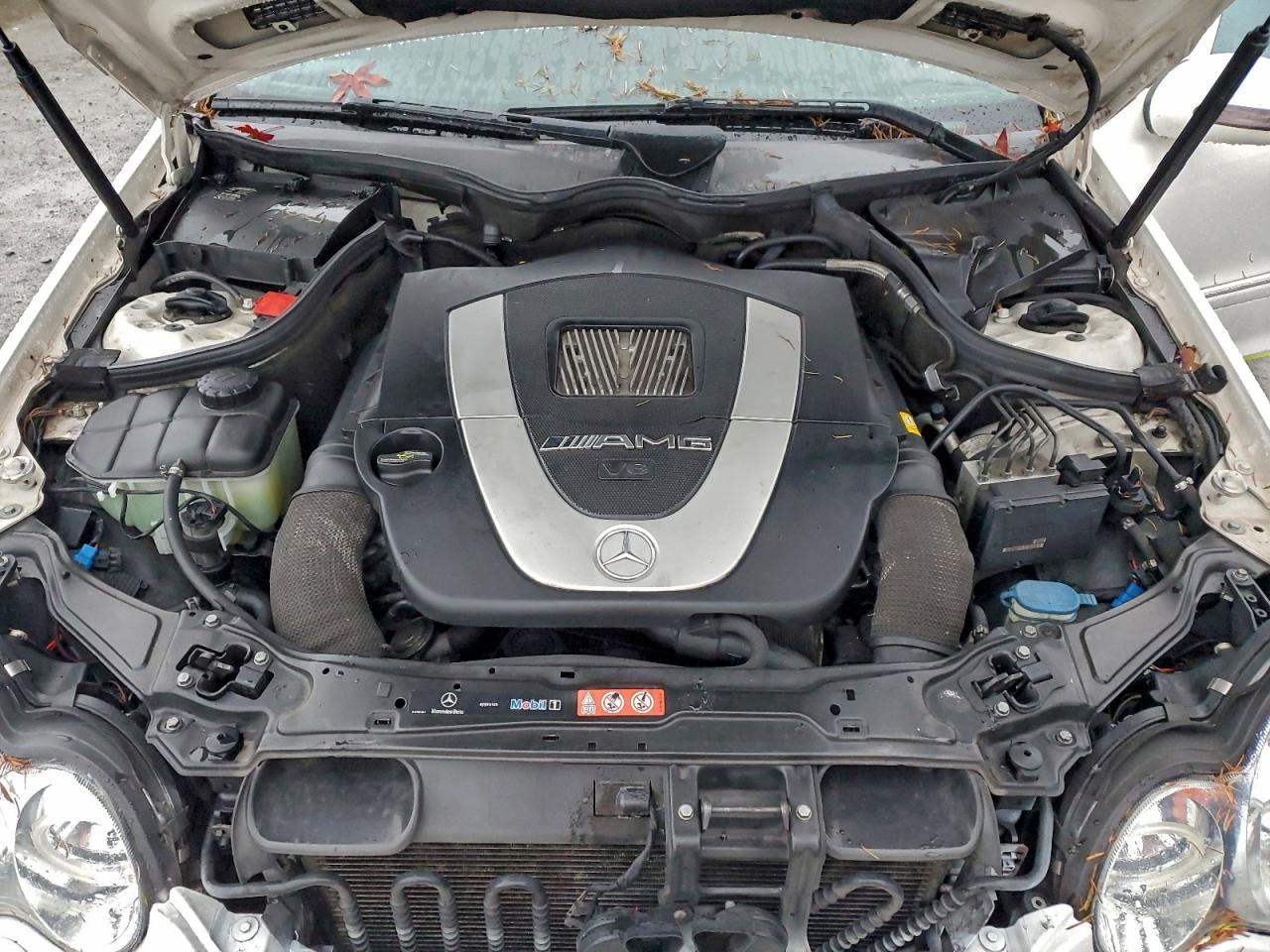 2007 Mercedes-benz C 230 Белый vin: WDBRF52H87F888766