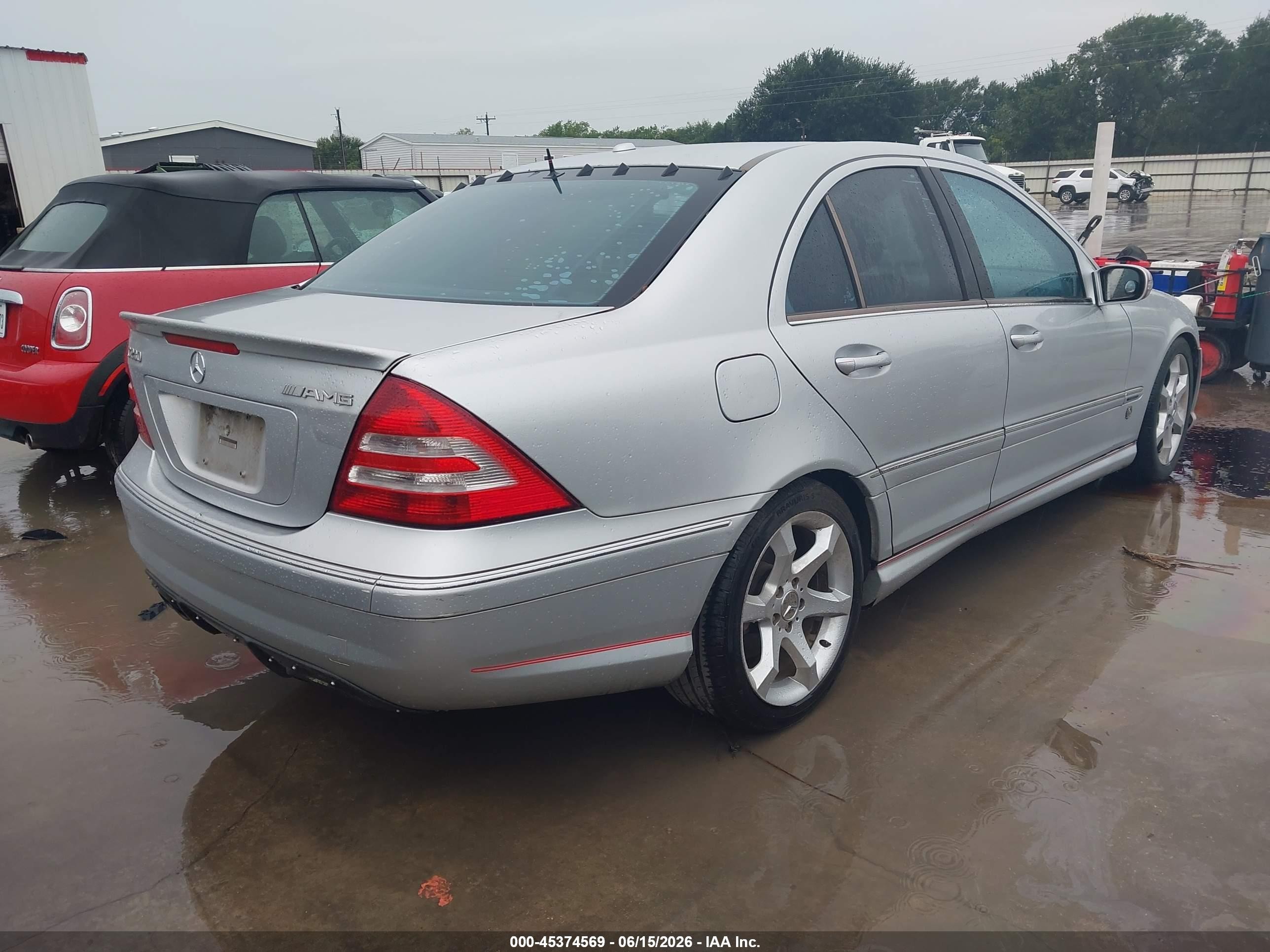2007 Mercedes-benz C 230 Sport Silver vin: WDBRF52H87F898620