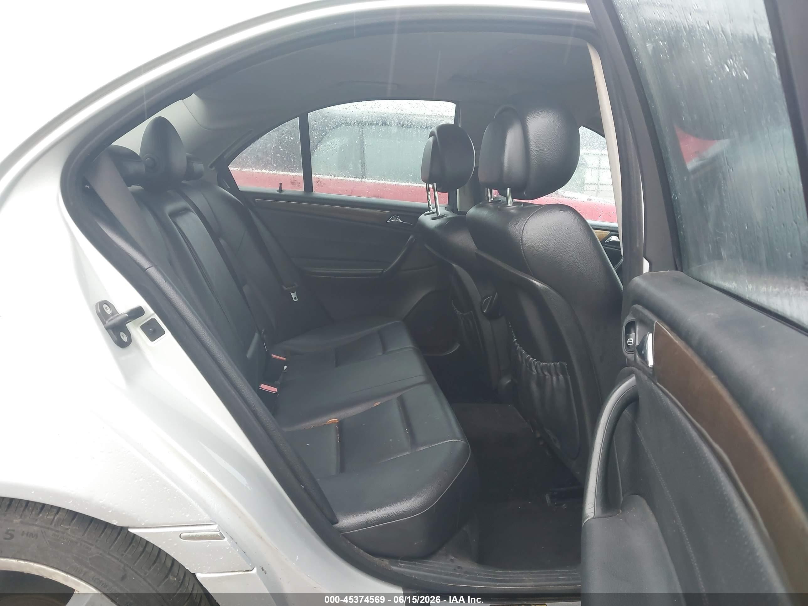 2007 Mercedes-benz C 230 Sport Silver vin: WDBRF52H87F898620