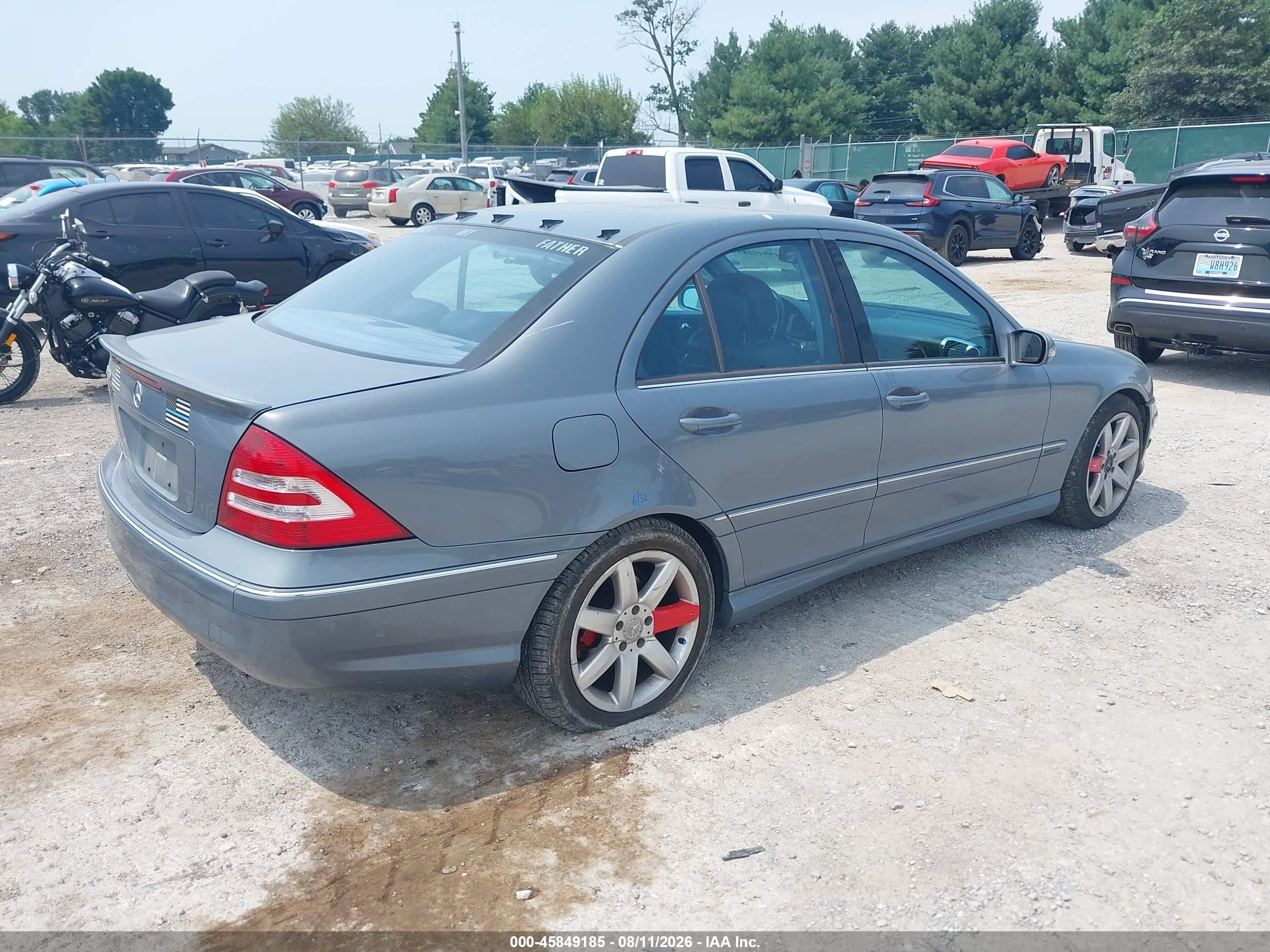 2007 Mercedes-benz C 230 Sport Teal vin: WDBRF52H87F908319