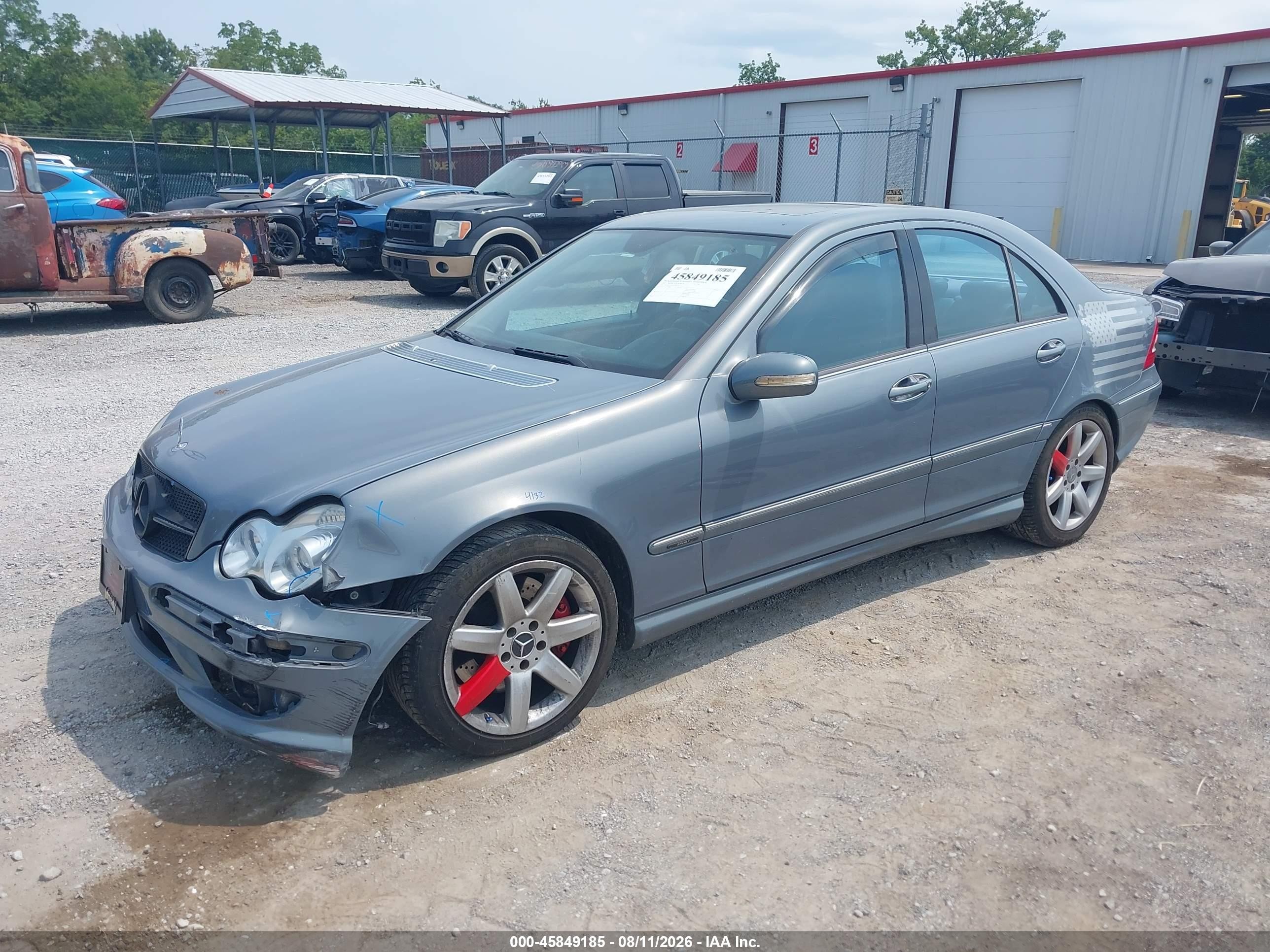 2007 Mercedes-benz C 230 Sport Teal vin: WDBRF52H87F908319