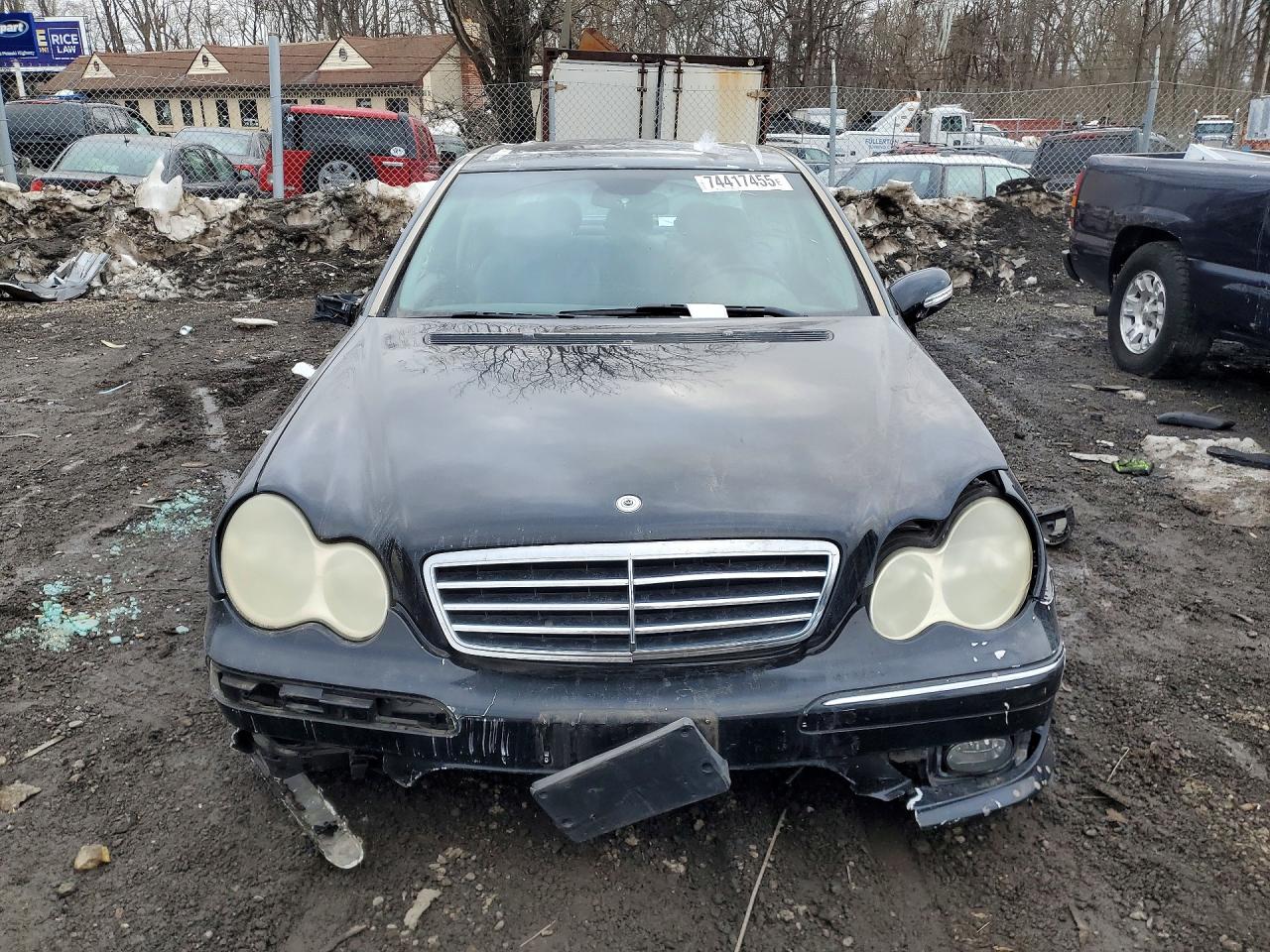 2006 Mercedes-benz C 230 Черный vin: WDBRF52H96A847056