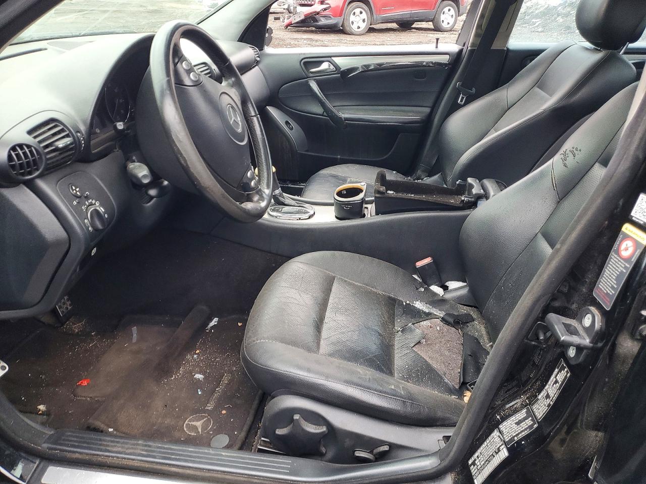 2006 Mercedes-benz C 230 Черный vin: WDBRF52H96A847056