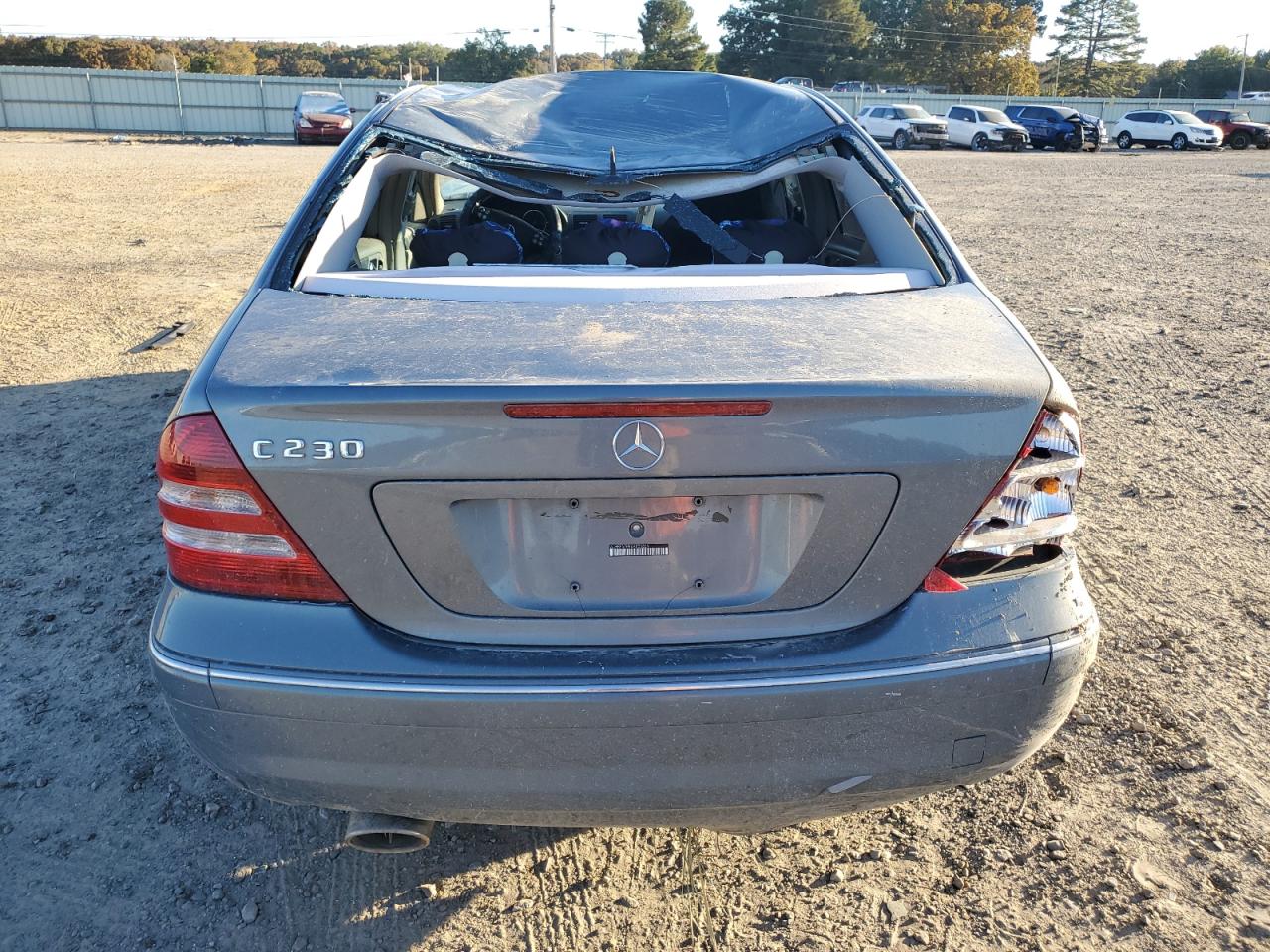 2006 Mercedes-benz C 230 Turquoise vin: WDBRF52H96A850829