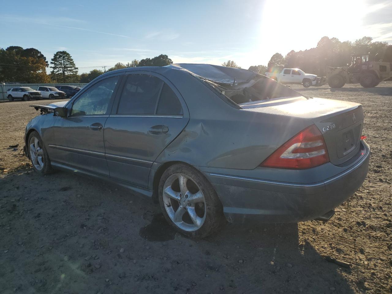 2006 Mercedes-benz C 230 Turquoise vin: WDBRF52H96A850829