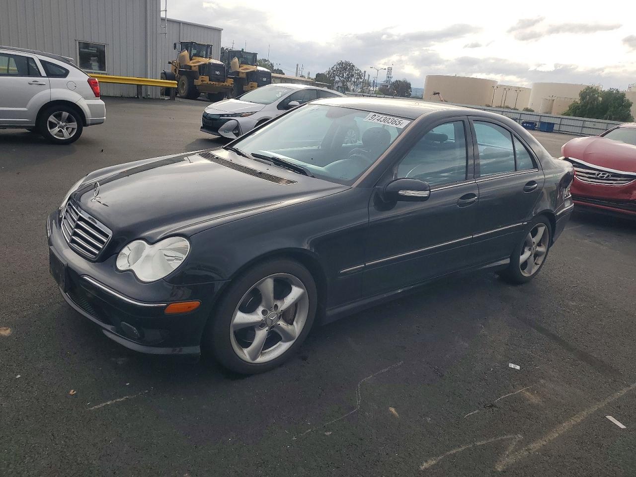 2006 Mercedes-benz C 230 Черный vin: WDBRF52H96A907286