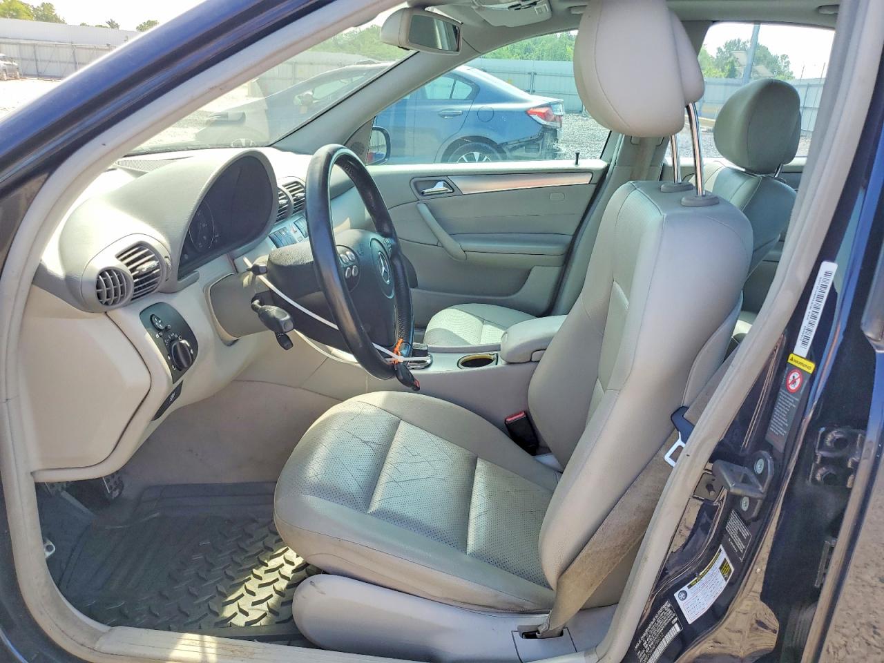 2006 Mercedes-benz C 230 Blue vin: WDBRF52H96F784012