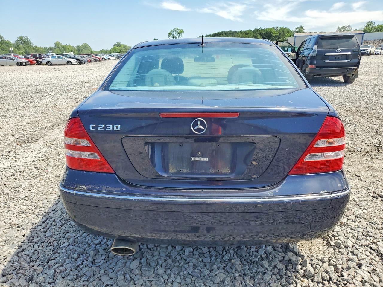 2006 Mercedes-benz C 230 Blue vin: WDBRF52H96F784012
