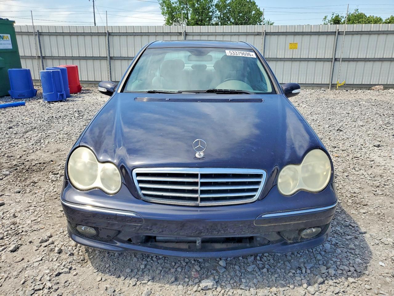 2006 Mercedes-benz C 230 Blue vin: WDBRF52H96F784012
