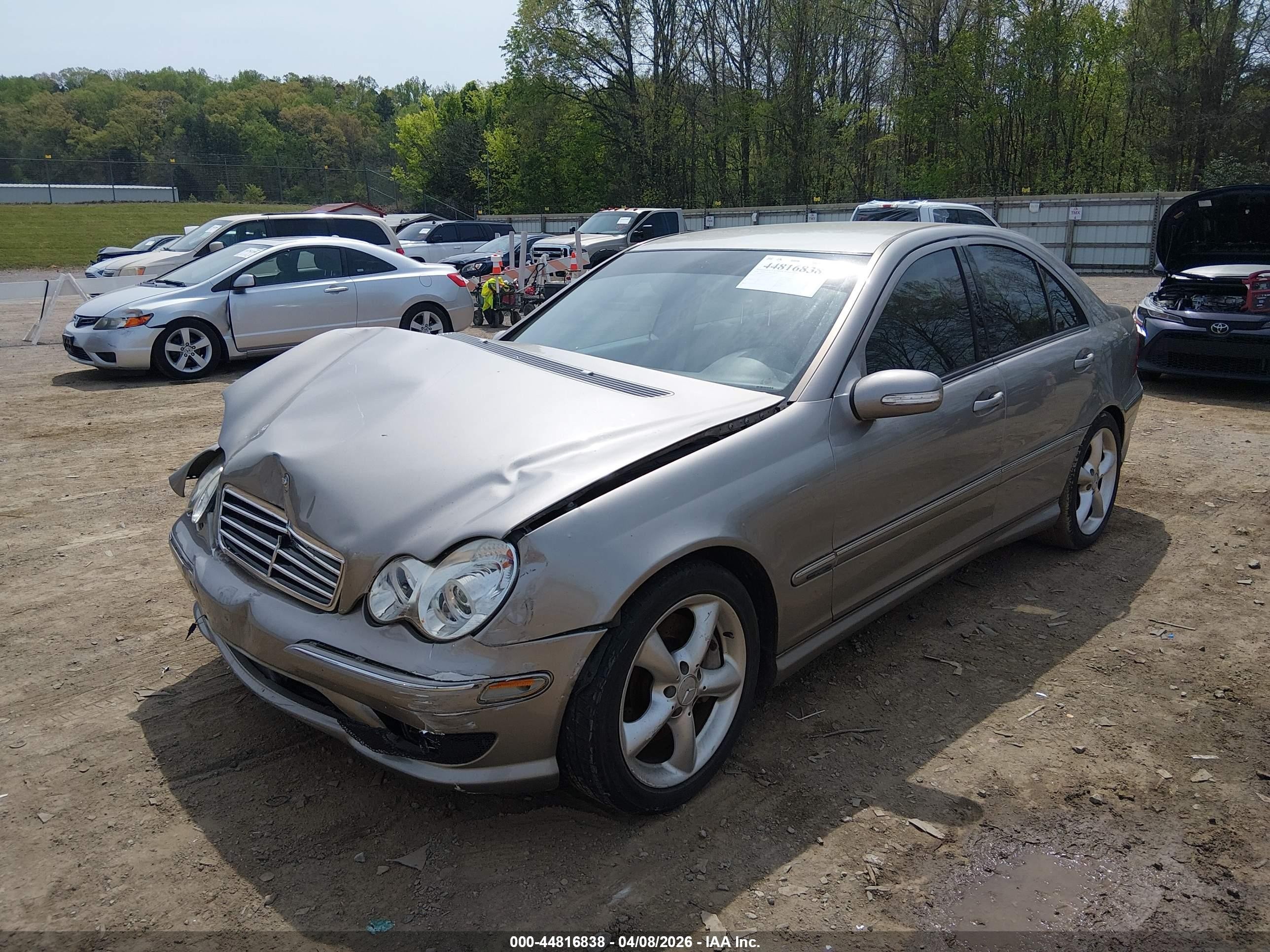2006 Mercedes-benz C 230 Sport Pewter vin: WDBRF52H96F785127