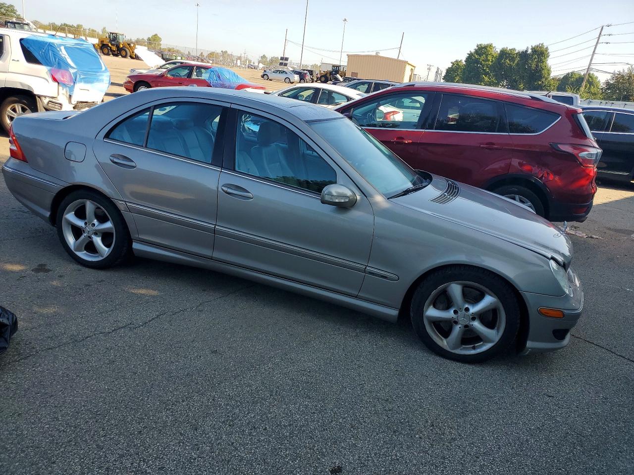 2006 Mercedes-benz C 230 Silver vin: WDBRF52H96F810768