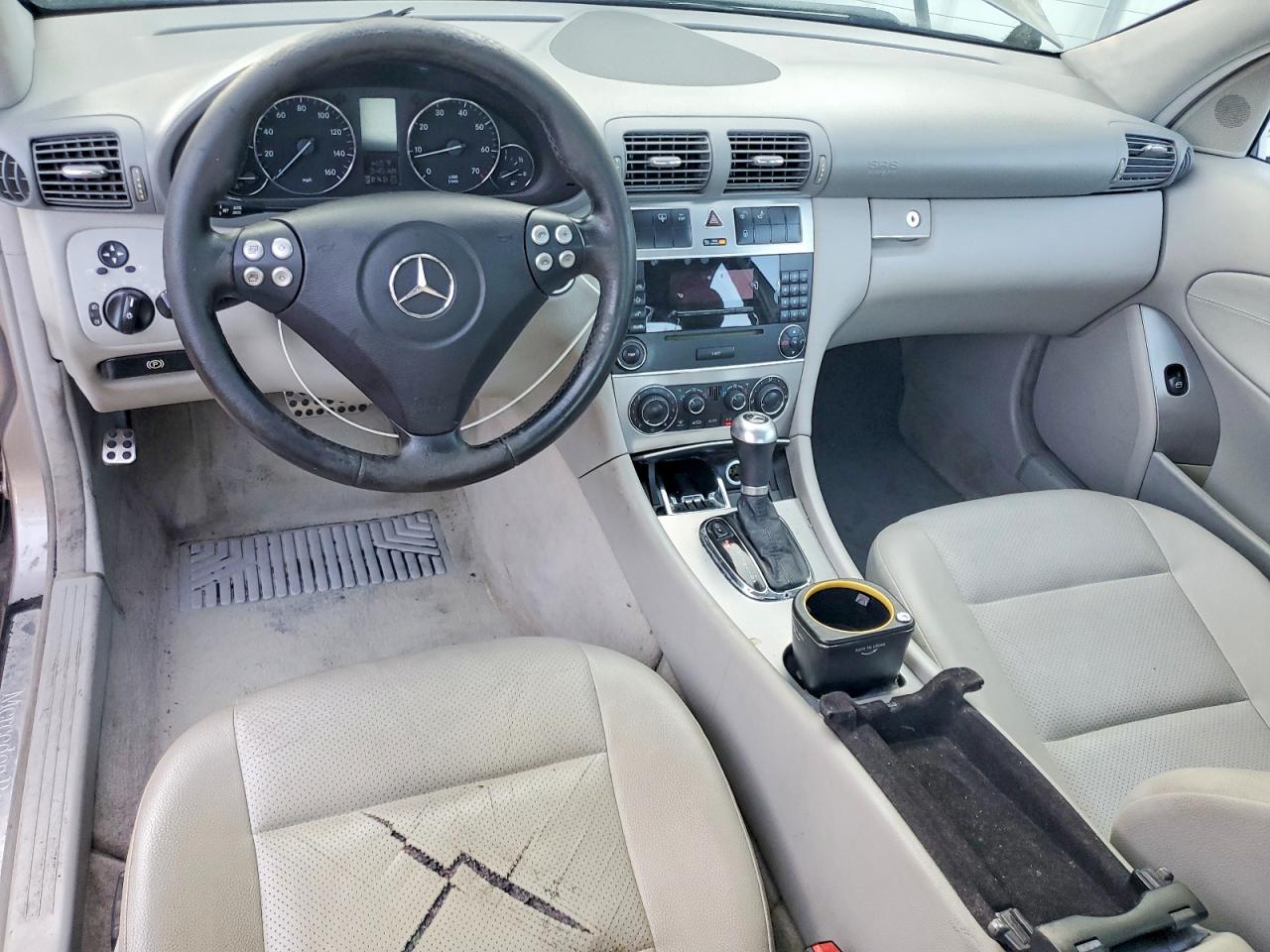 2006 Mercedes-benz C 230 Silver vin: WDBRF52H96F810768