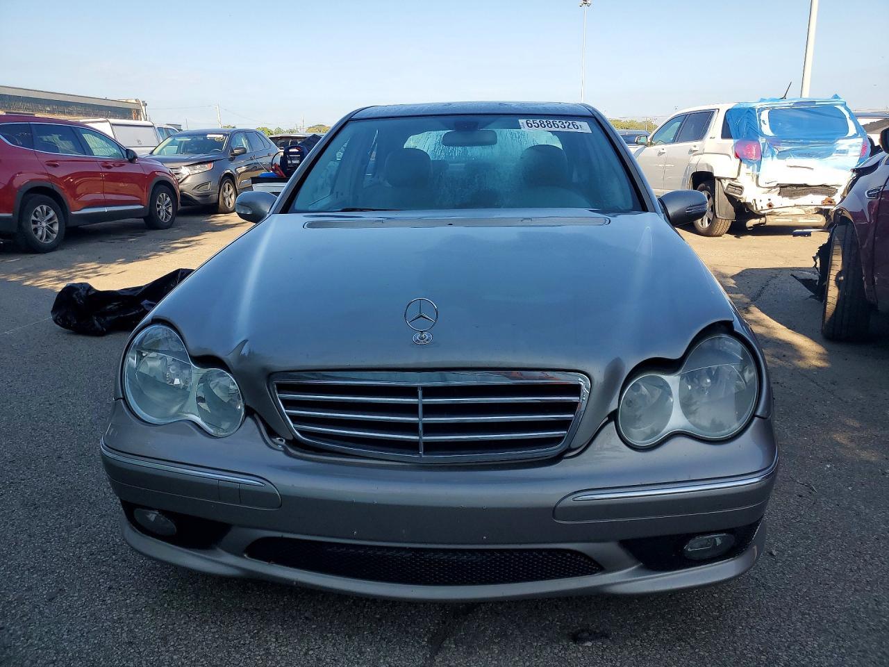 2006 Mercedes-benz C 230 Silver vin: WDBRF52H96F810768