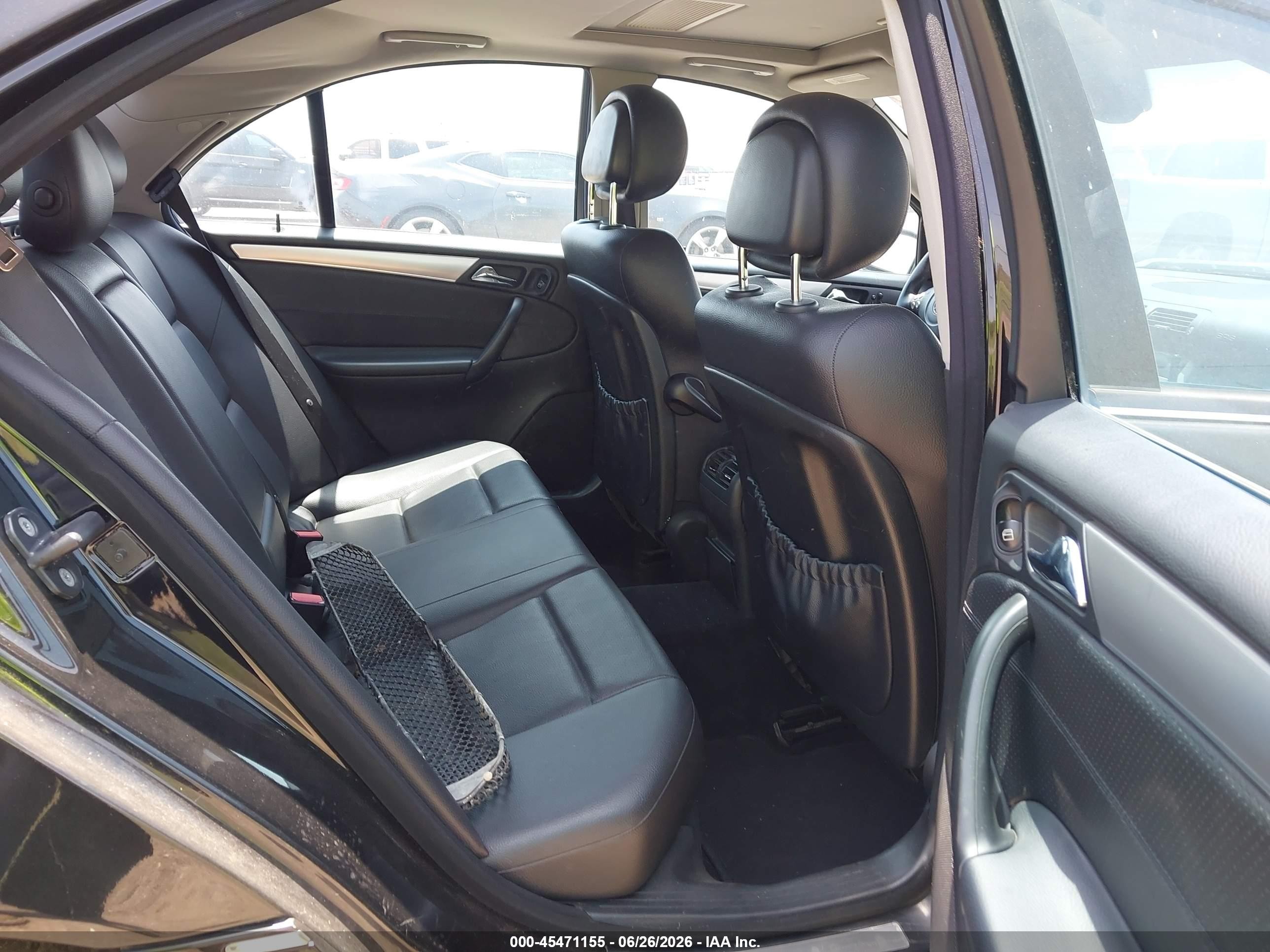 2006 Mercedes-benz C 230 Sport Черный vin: WDBRF52H96F836089