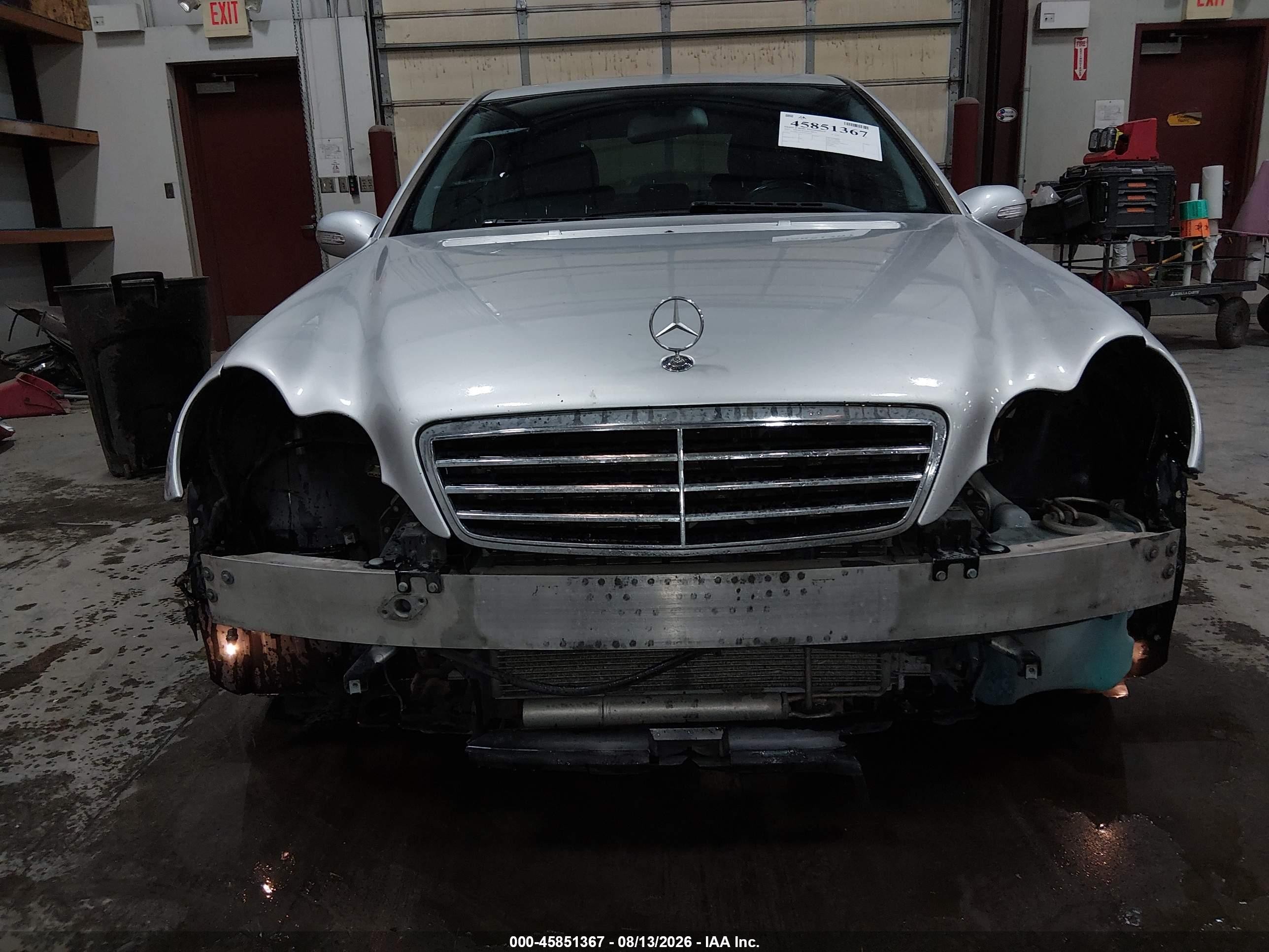 2007 Mercedes-benz C 230 Sport Серебряный vin: WDBRF52H97F934959