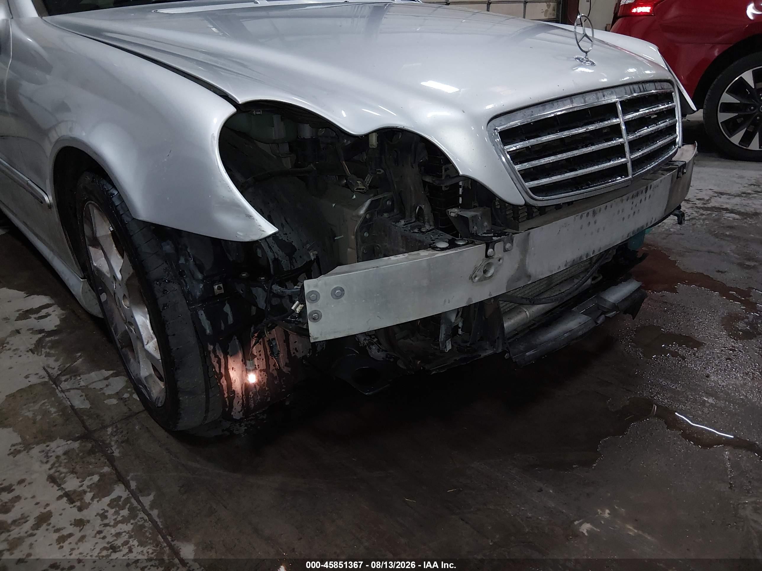 2007 Mercedes-benz C 230 Sport Серебряный vin: WDBRF52H97F934959
