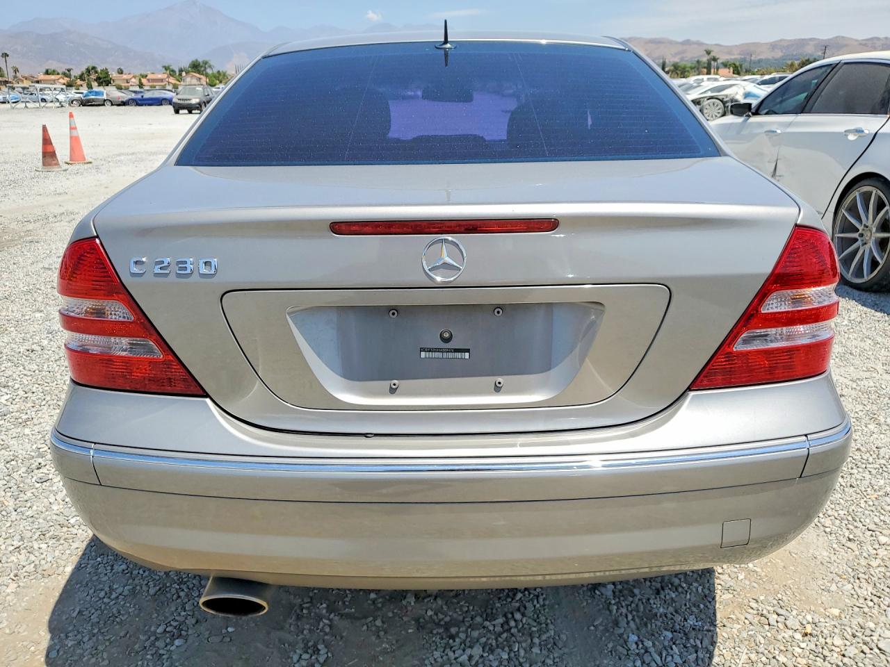 2006 Mercedes-benz C 230 Beige vin: WDBRF52HX6A889476