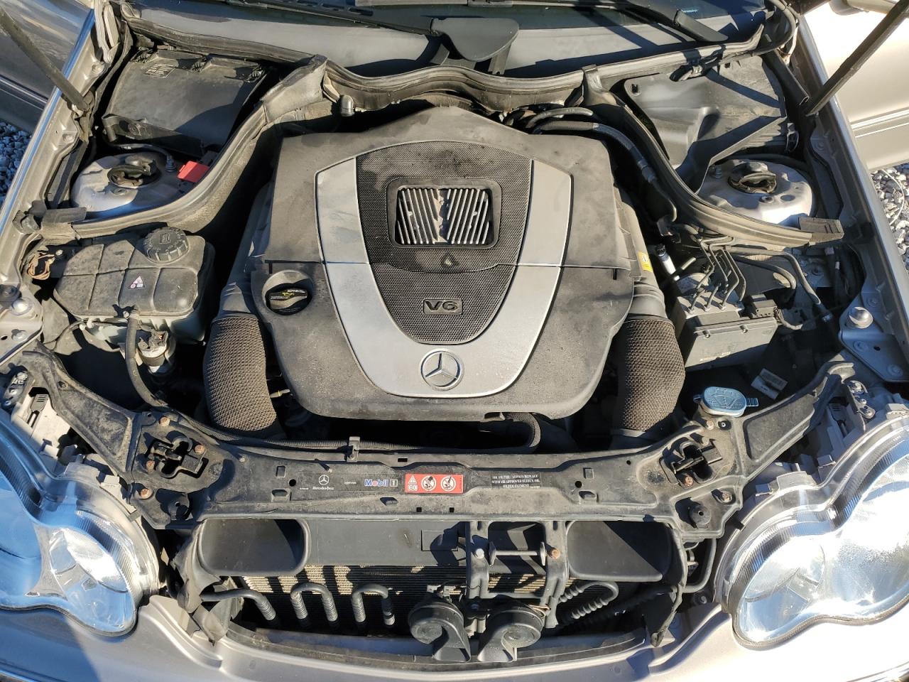 2006 Mercedes-benz C 230 Gray vin: WDBRF52HX6A916479
