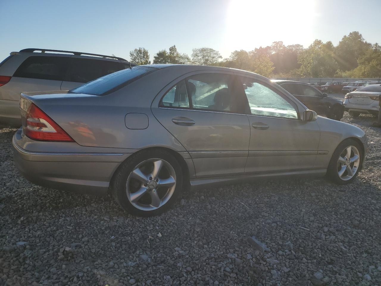2006 Mercedes-benz C 230 Gray vin: WDBRF52HX6A916479