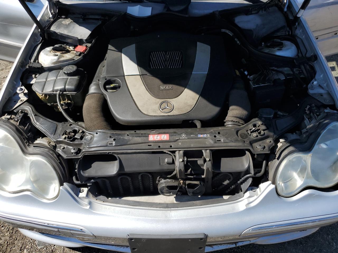 2006 Mercedes-benz C 230 Silver vin: WDBRF52HX6E019784
