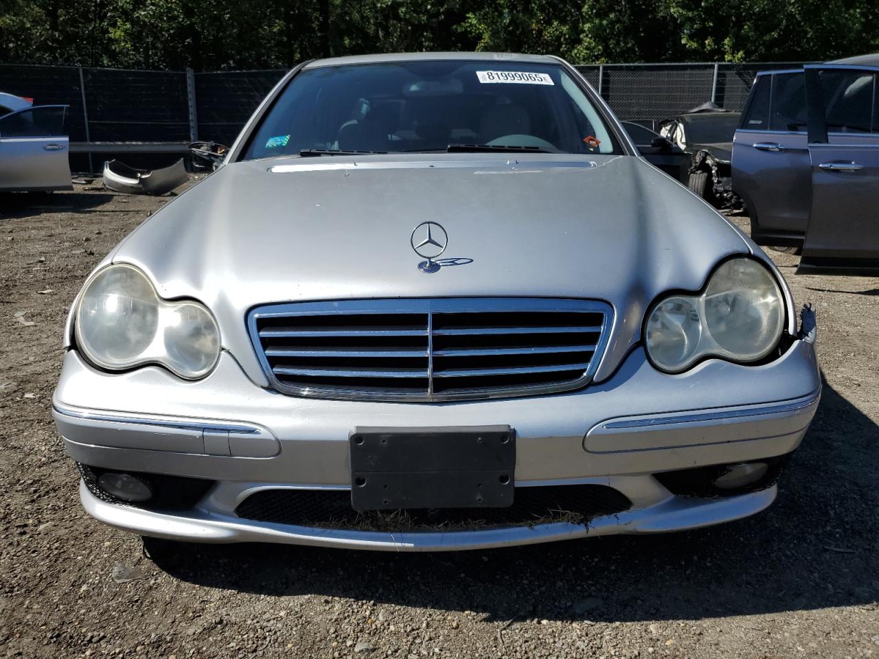 2006 Mercedes-benz C 230 Silver vin: WDBRF52HX6E019784