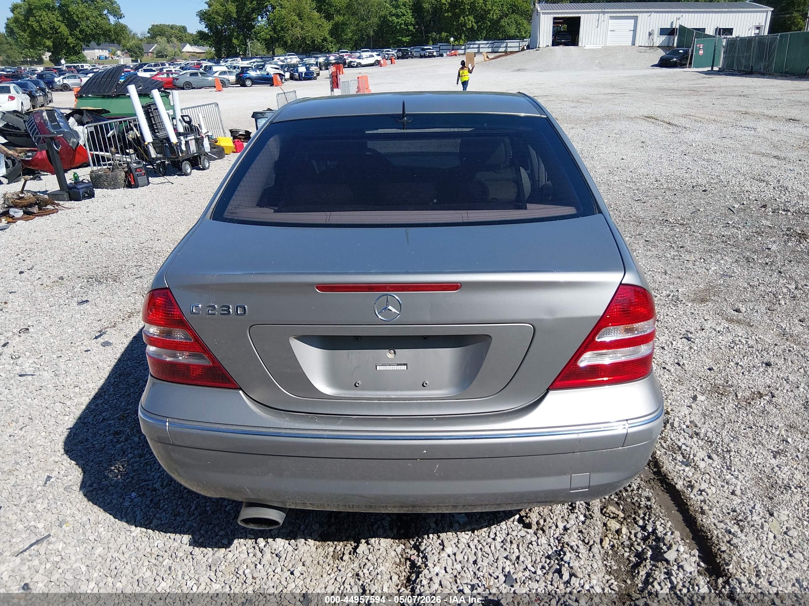 2006 Mercedes-benz C 230 Sport Silver vin: WDBRF52HX6F729066