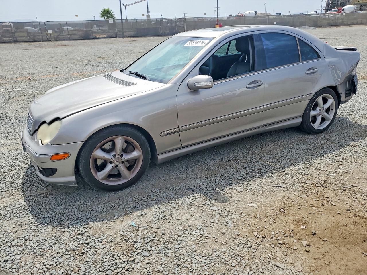 2006 Mercedes-benz C 230 Gray vin: WDBRF52HX6F742805