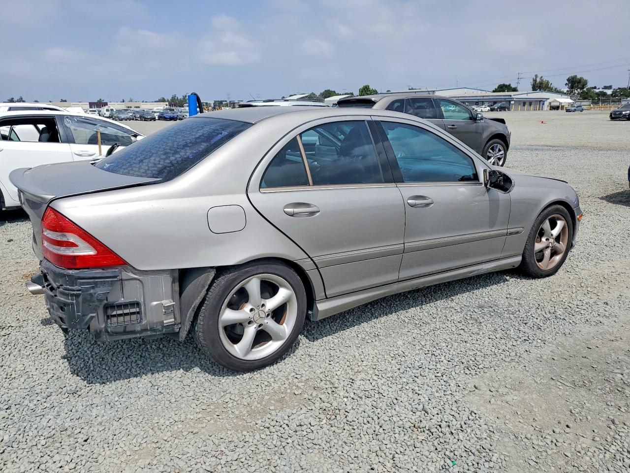 2006 Mercedes-benz C 230 Gray vin: WDBRF52HX6F742805