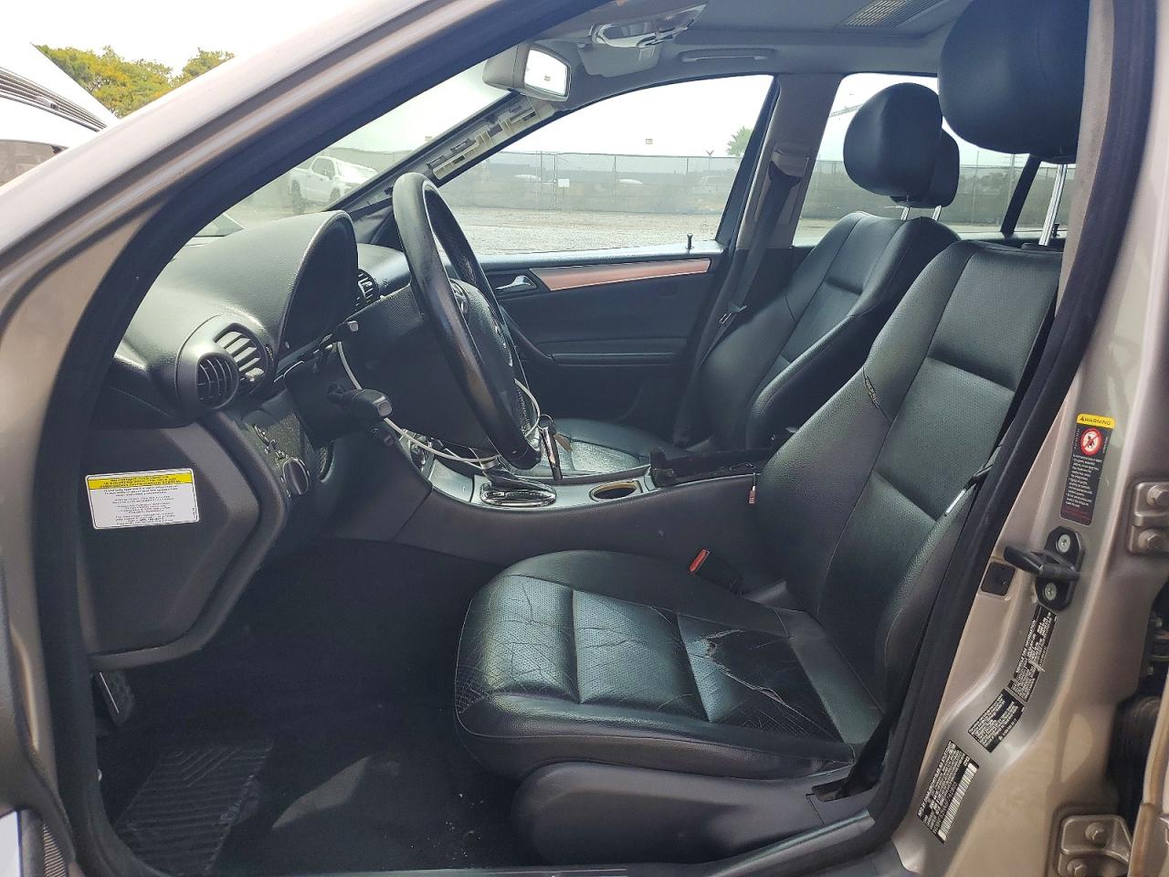 2006 Mercedes-benz C 230 Gray vin: WDBRF52HX6F742805