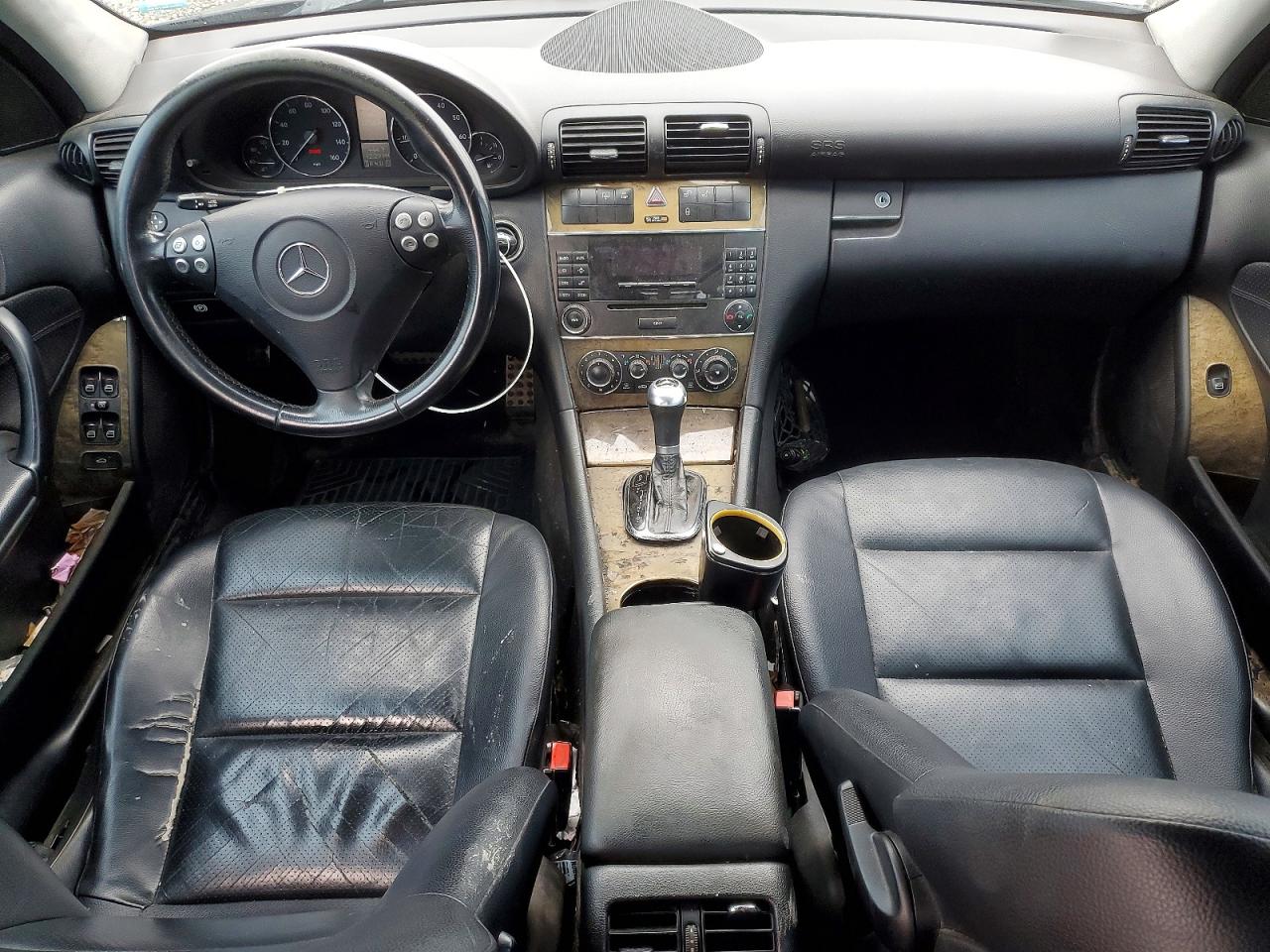 2007 Mercedes-benz C 230 Black vin: WDBRF52HX7A920596