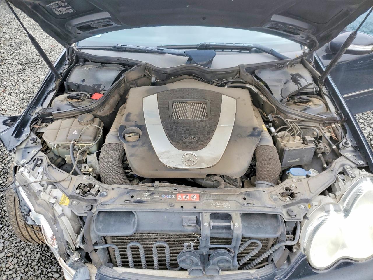 2007 Mercedes-benz C 230 Black vin: WDBRF52HX7A920596