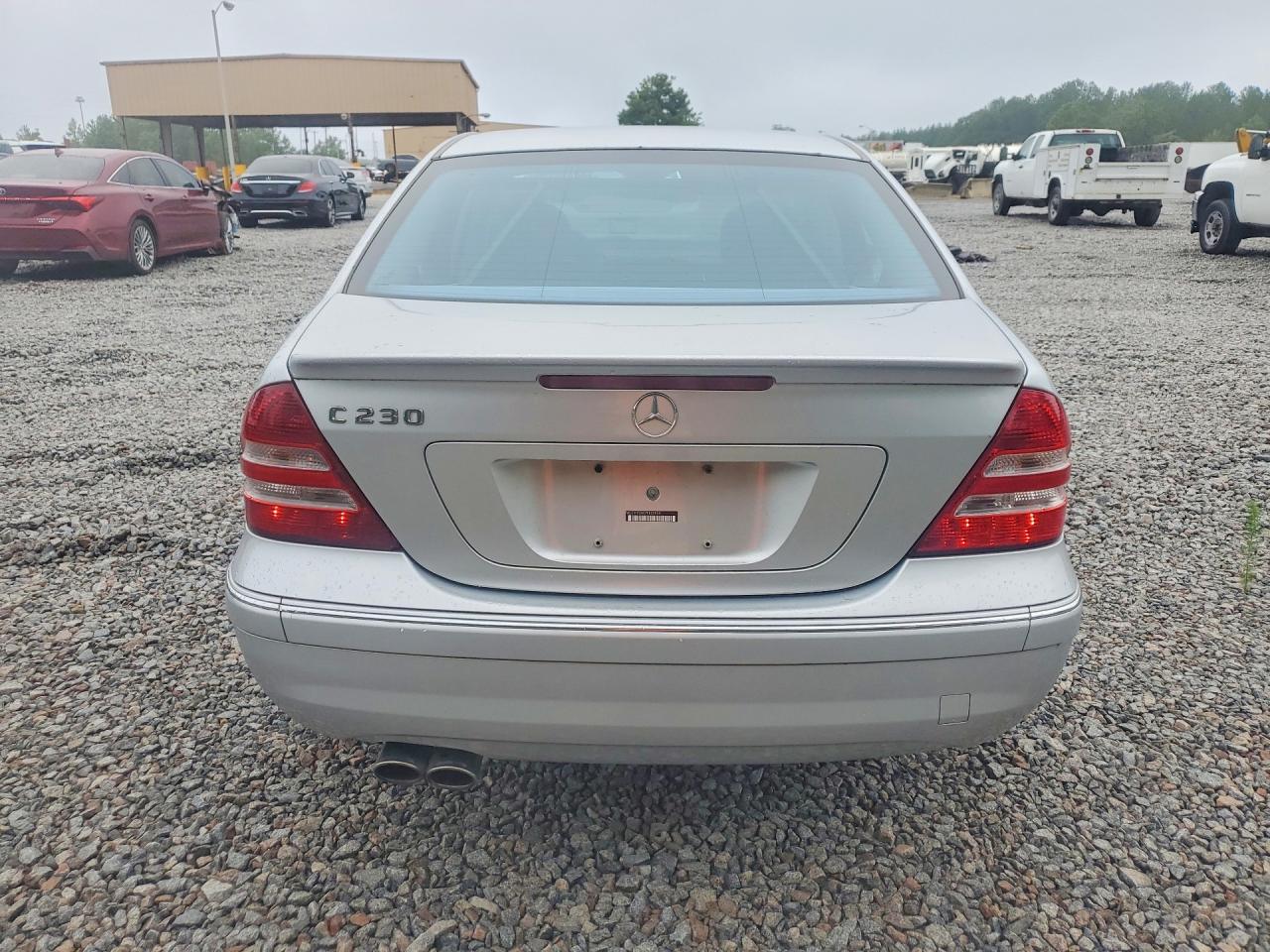 2007 Mercedes-benz C 230 Серый vin: WDBRF52HX7F867854
