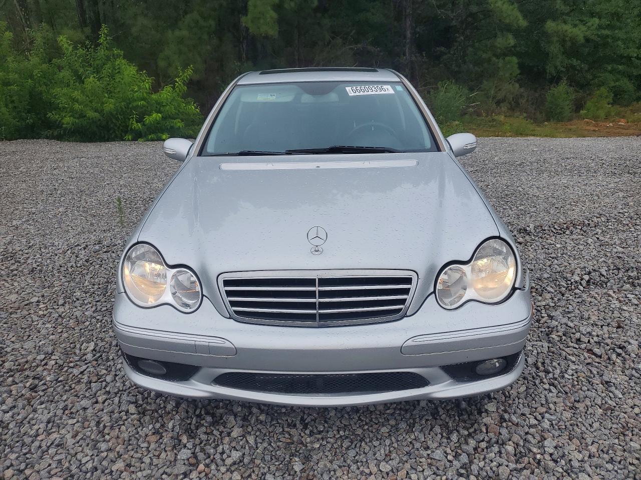 2007 Mercedes-benz C 230 Серый vin: WDBRF52HX7F867854
