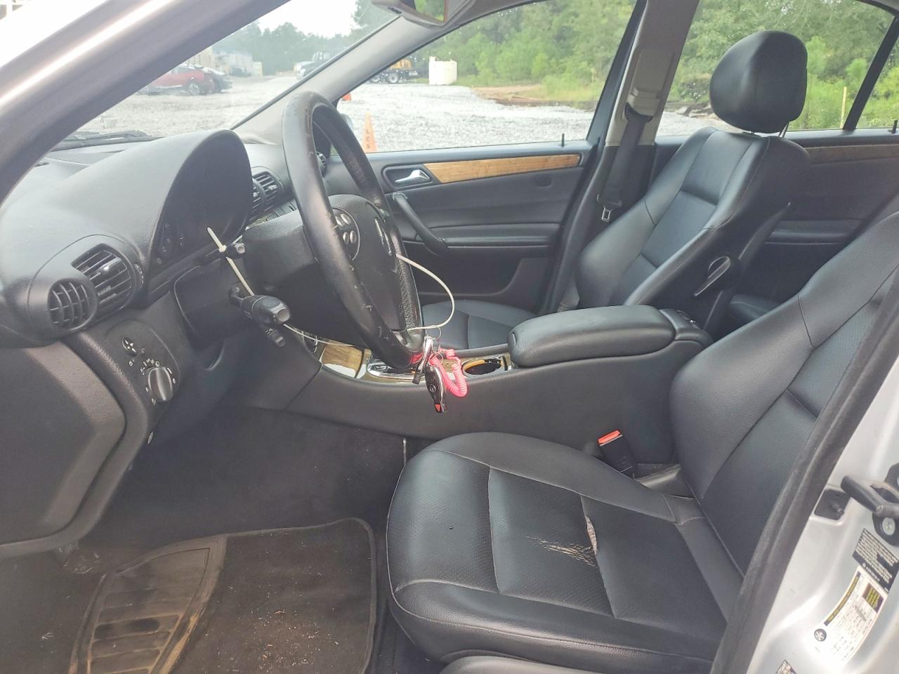 2007 Mercedes-benz C 230 Серый vin: WDBRF52HX7F867854