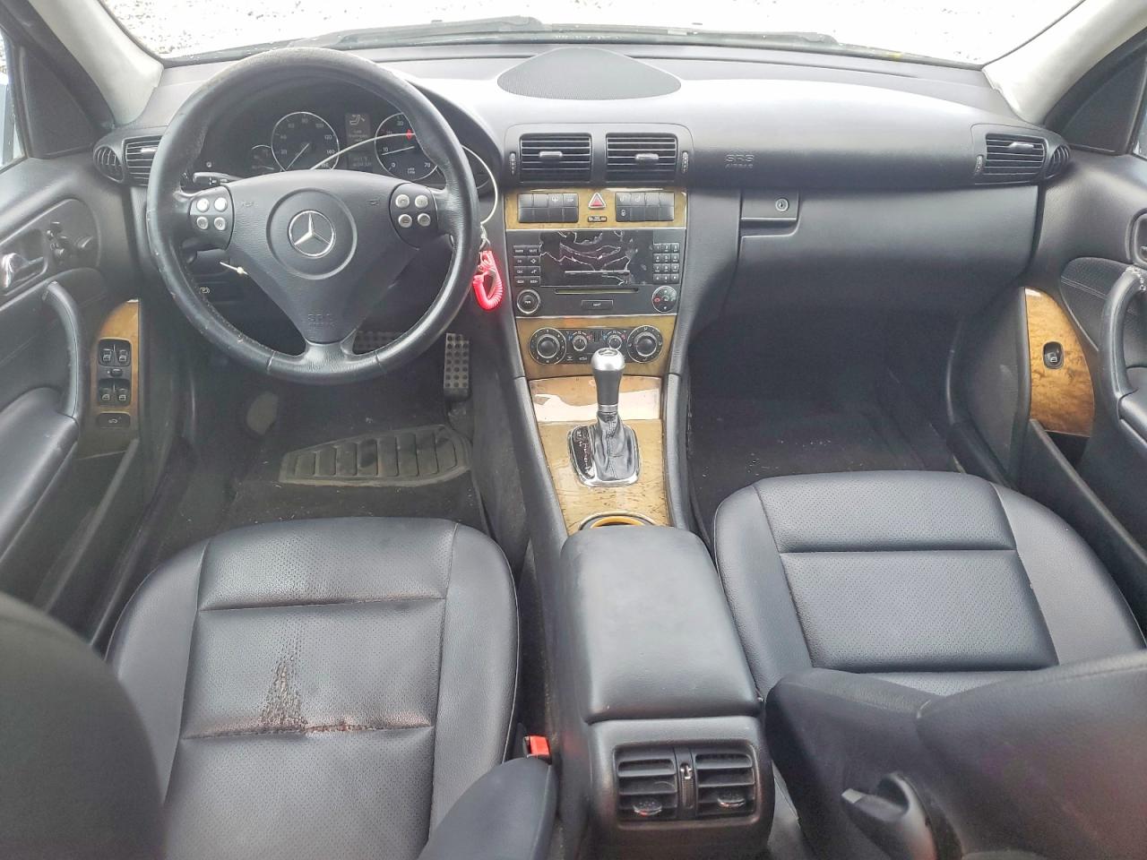 2007 Mercedes-benz C 230 Серый vin: WDBRF52HX7F867854
