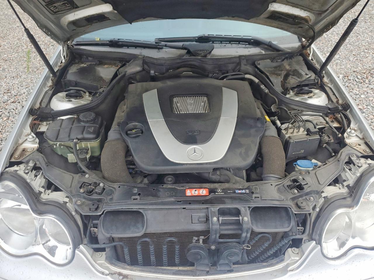 2007 Mercedes-benz C 230 Серый vin: WDBRF52HX7F867854
