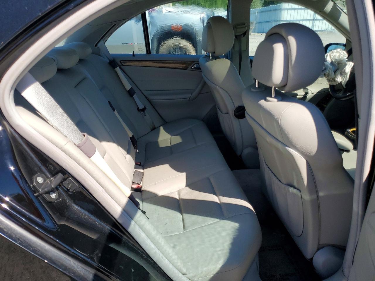 2007 Mercedes-benz C 230 Черный vin: WDBRF52HX7F893922