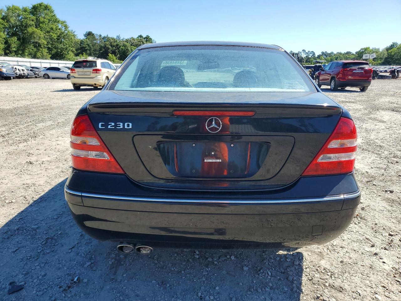 2007 Mercedes-benz C 230 Черный vin: WDBRF52HX7F893922