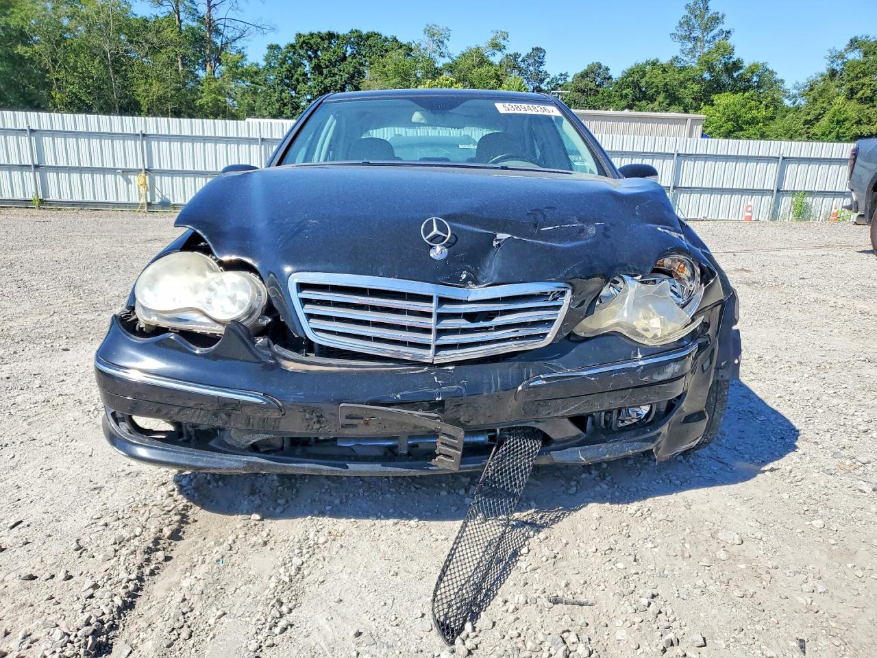 2007 Mercedes-benz C 230 Черный vin: WDBRF52HX7F893922